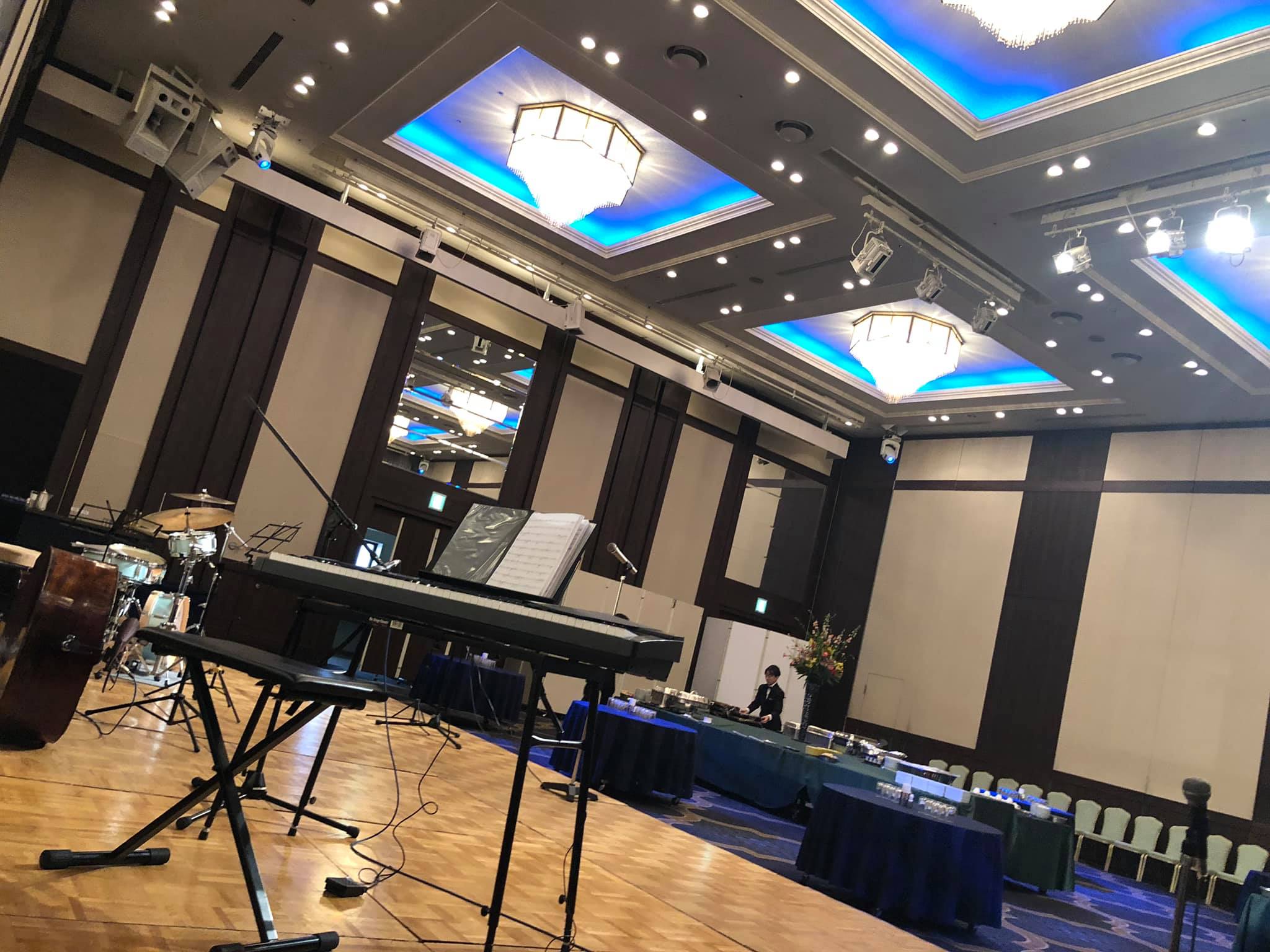 出張演奏の音響設備
